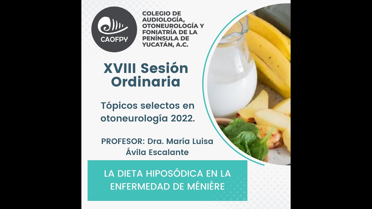 La dieta hiposódica en la enfermedad de Ménière