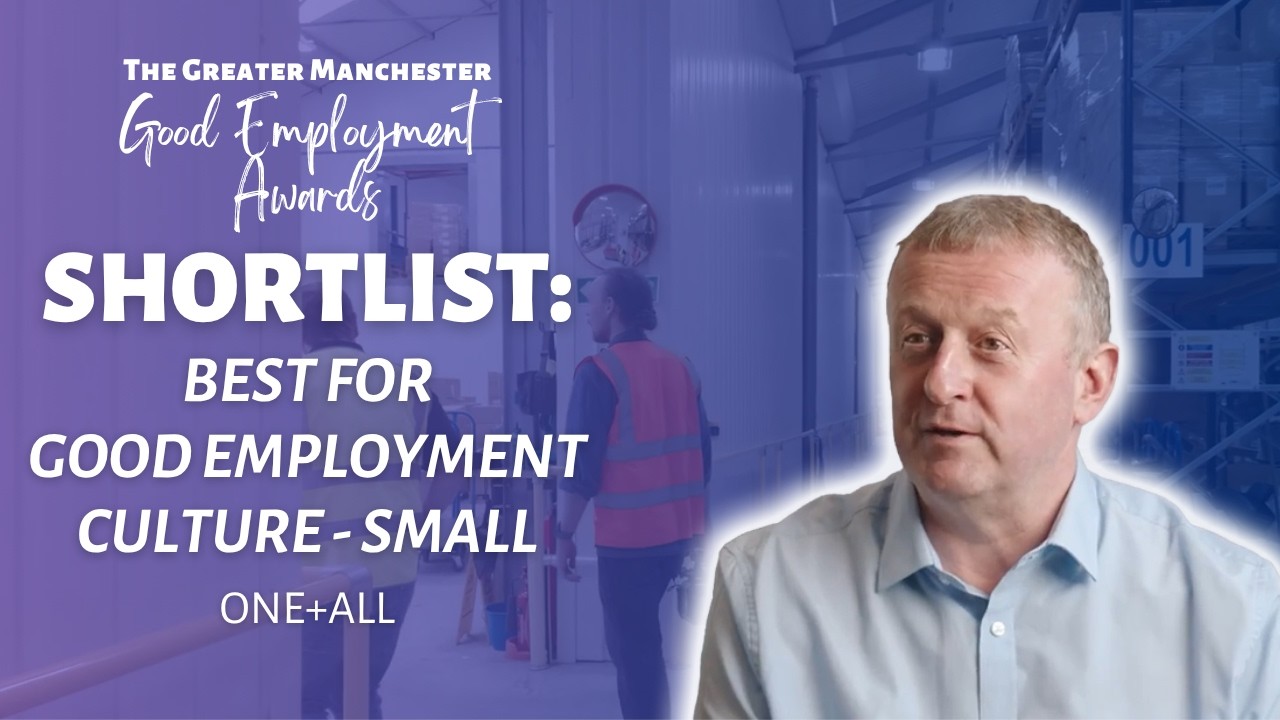 Shortlisted: One+All Best for Good Employment Culture (Small) &ndash; Good Employment Awards 2026