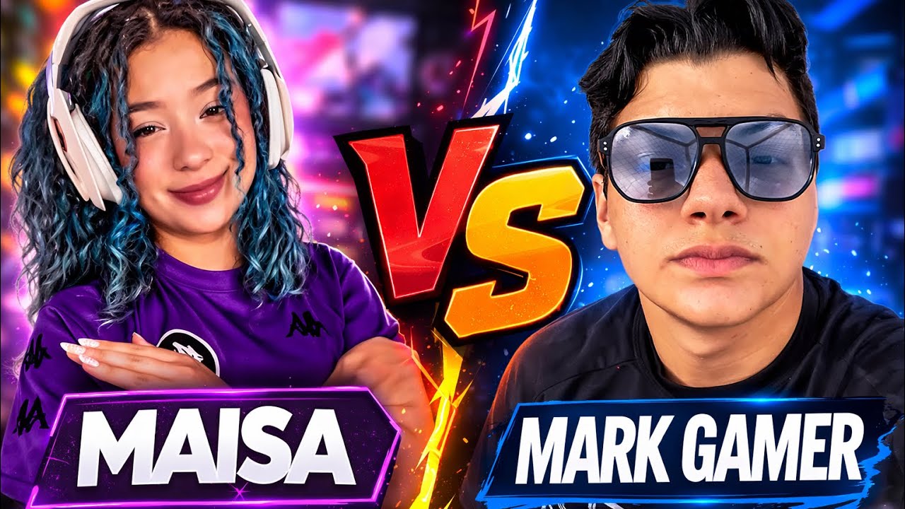 🔥 MAISA vs MARK GAMER! Quem é o Melhor no Desafio? FREE FIRE