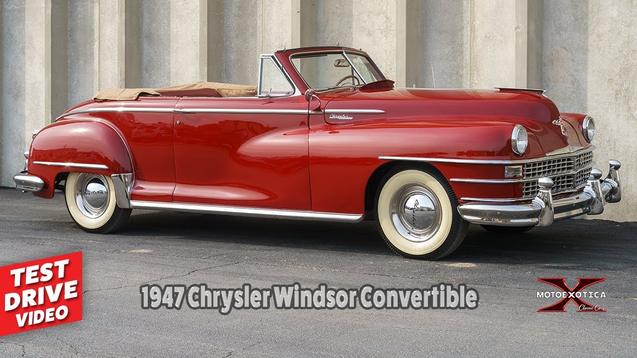 1947 Chrysler Windsor Convertible -- SOLD