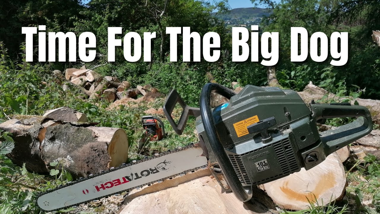 Time For The Big Dog - Husqvarna 181 Se - Return To Mud Mountain - Solo Logging - Firewood 2022/23