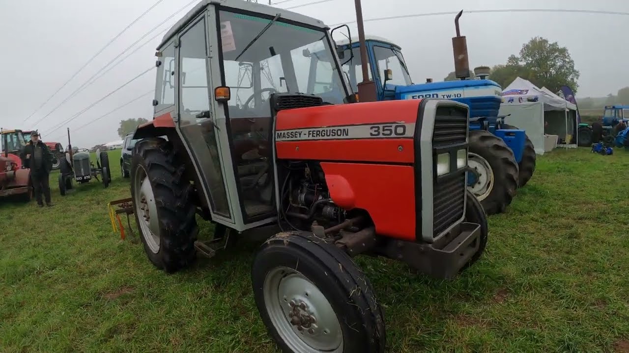 Massey Ferguson 350 2WD 2,5 л 3-цилиндровый дизельный трактор 1990 года (46 л.с.) Британский наци...