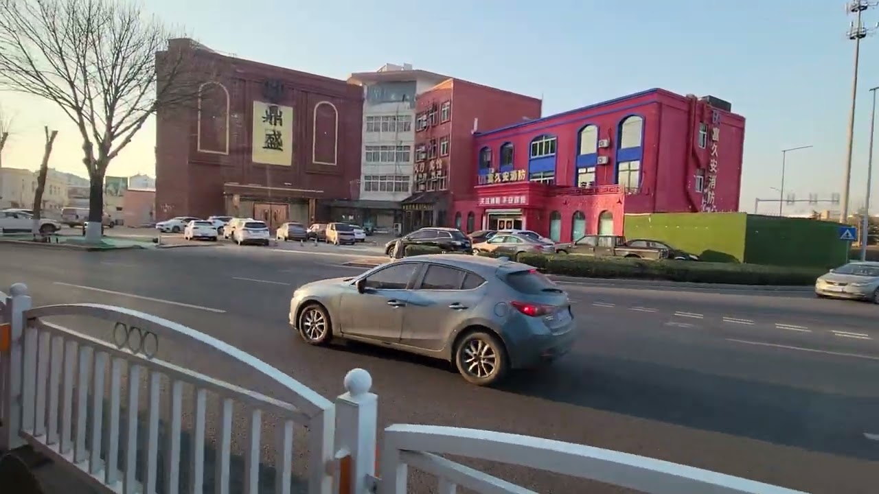 青島城陽區有軌電車(往城陽批發市場)行車片段 Qingdao Tram(to Chengyang Wholesale Market)