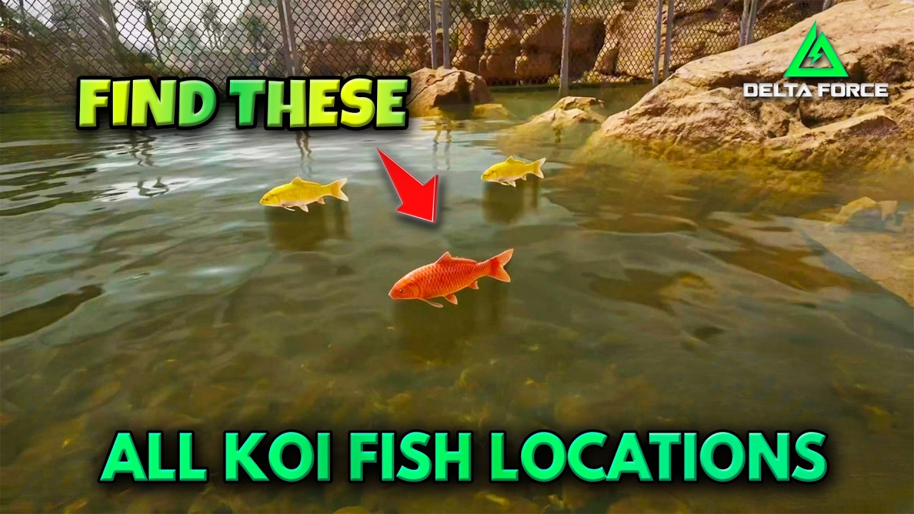 All Koi Fish Spawn Locations in Zero Dam & Layali Grove | New Red Fish Event Guide