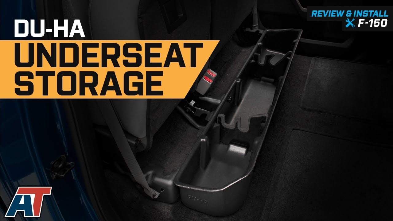 2015-2018 F150 DU-HA Underseat Storage - Black SuperCab & SuperCrew Review & Install