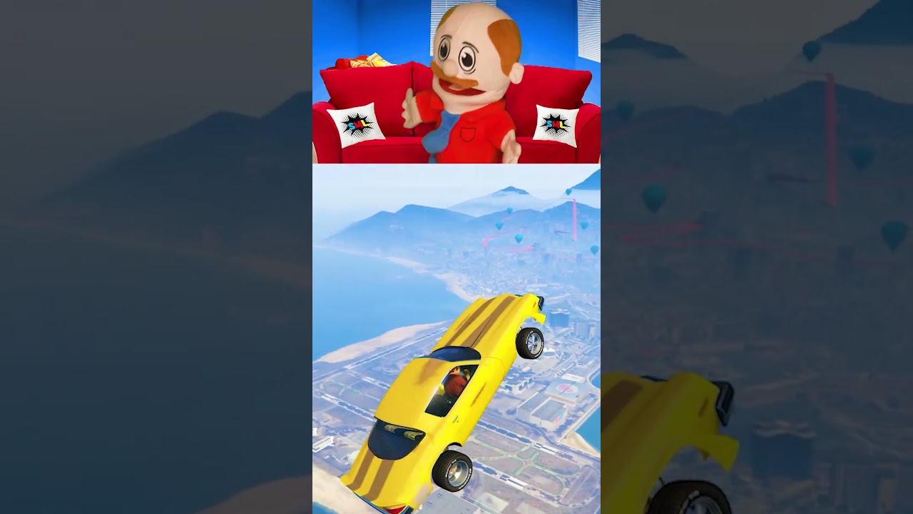 Джеффи перепрыгивает через всю карту, используя Бамблби!