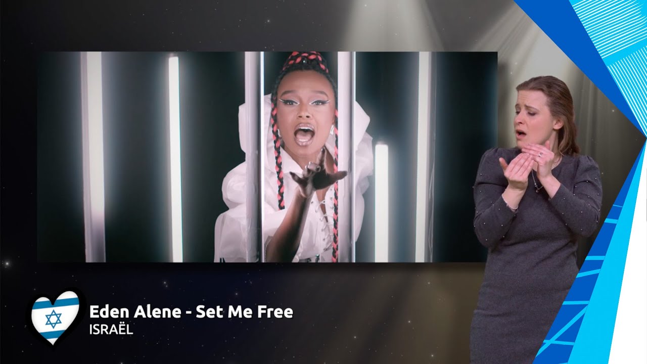 Eden Alene - Set Me Free| Isra&euml;l 🇮🇱 | Sign dance | ESC21