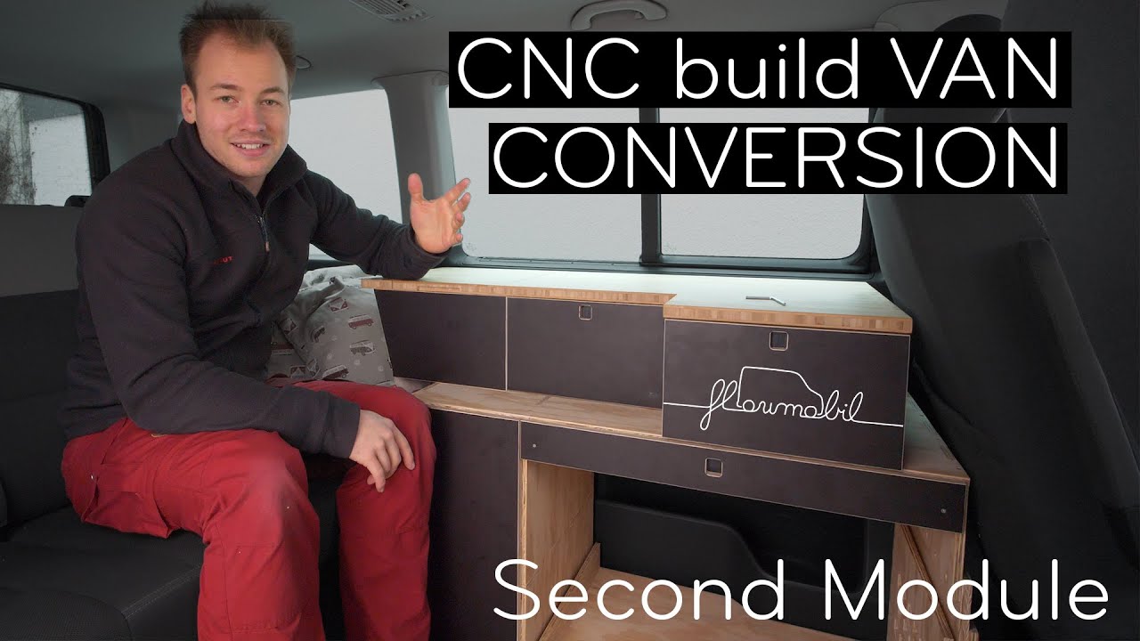 Most space efficient, non permanent Van Conversion - The Second Module | FlowMobil