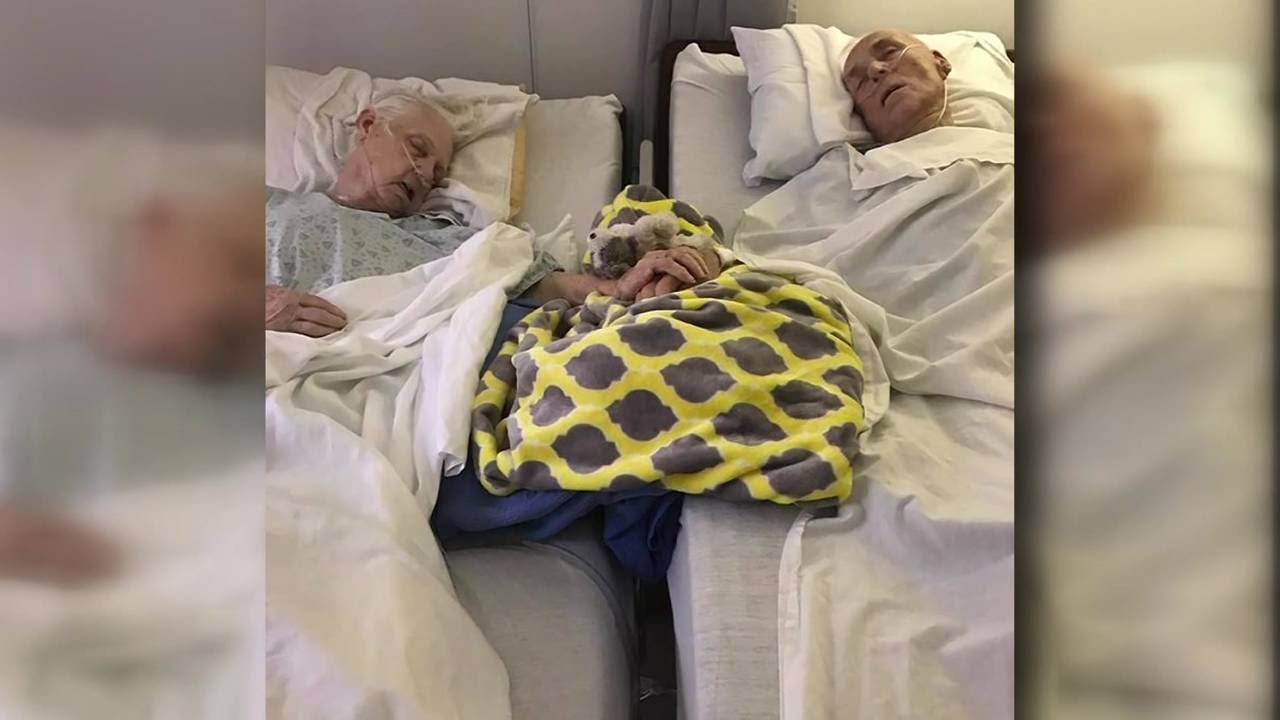 Husband, wife die holding hands