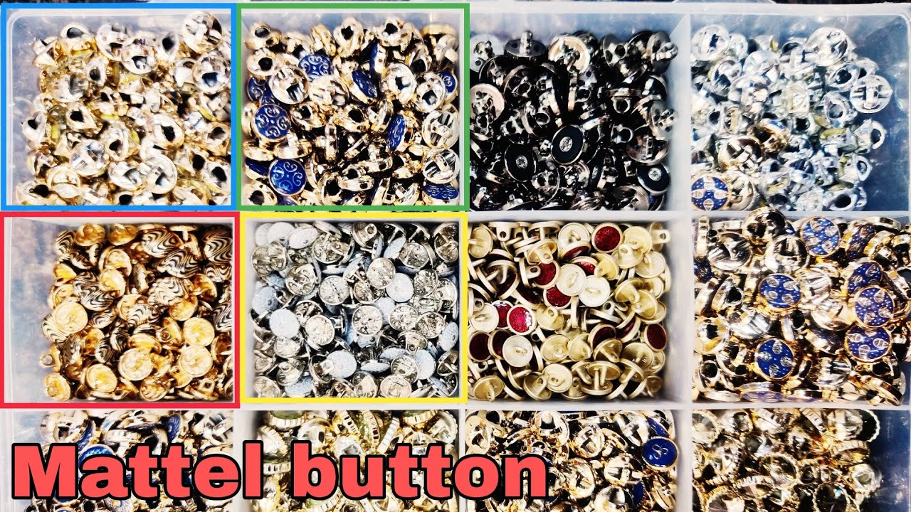 Mattel button for kurte and shirt | wholesale price / retail jaffrabad Delhi |