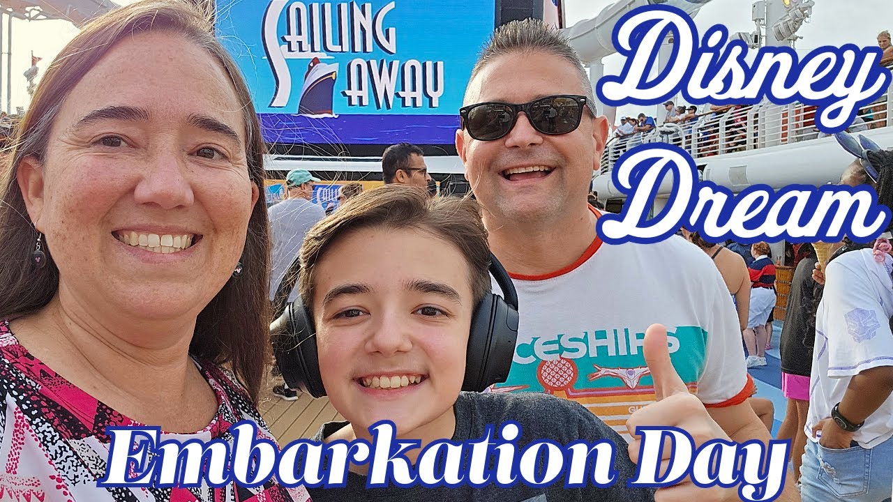 Boarding The Disney Dream!  Full Immersive Adventure And Information For The Best Embarkation Day!!