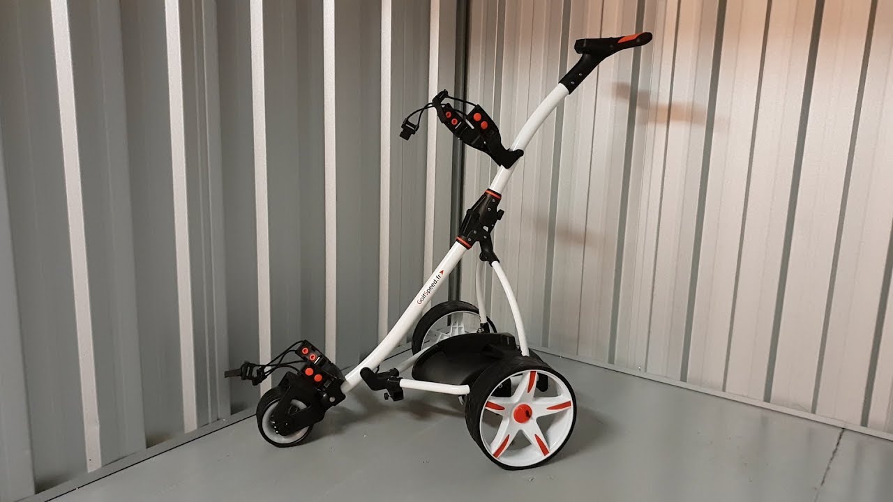 Chariot de golf X-one GolfSpeed t&eacute;l&eacute;command&eacute;