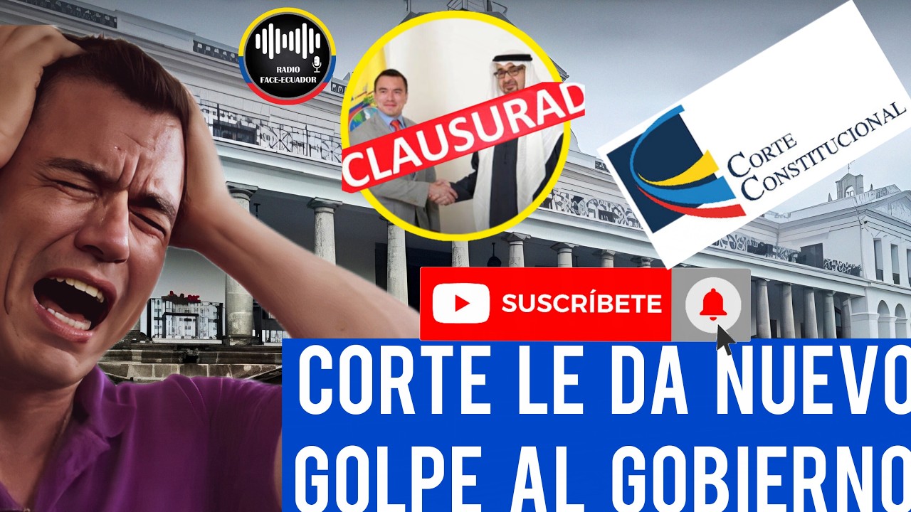 CORTE CONSTITUCIONAL LE  DA NUEVO GOLPE DIRECTO AL GOBIERNO DE NOBOA CON TRATADO NOTICIAS ECUADOR TV