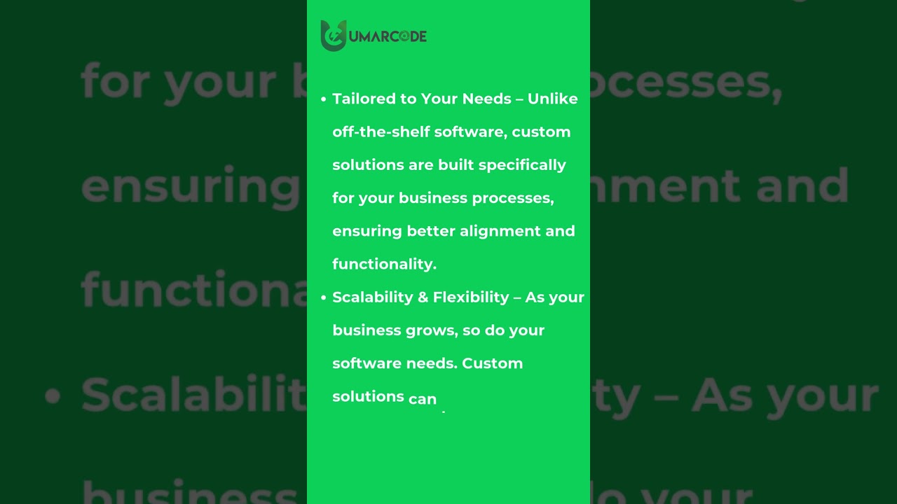 How Custom Software is Revolutionizing Industries | UmarCode | SaaS Development Services