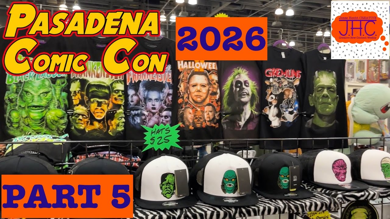 PASADENA COMIC CON 2026 CONVENTION WALKTHROUGH 5 Animation Voice Actors Video Games Funko Pop Fun