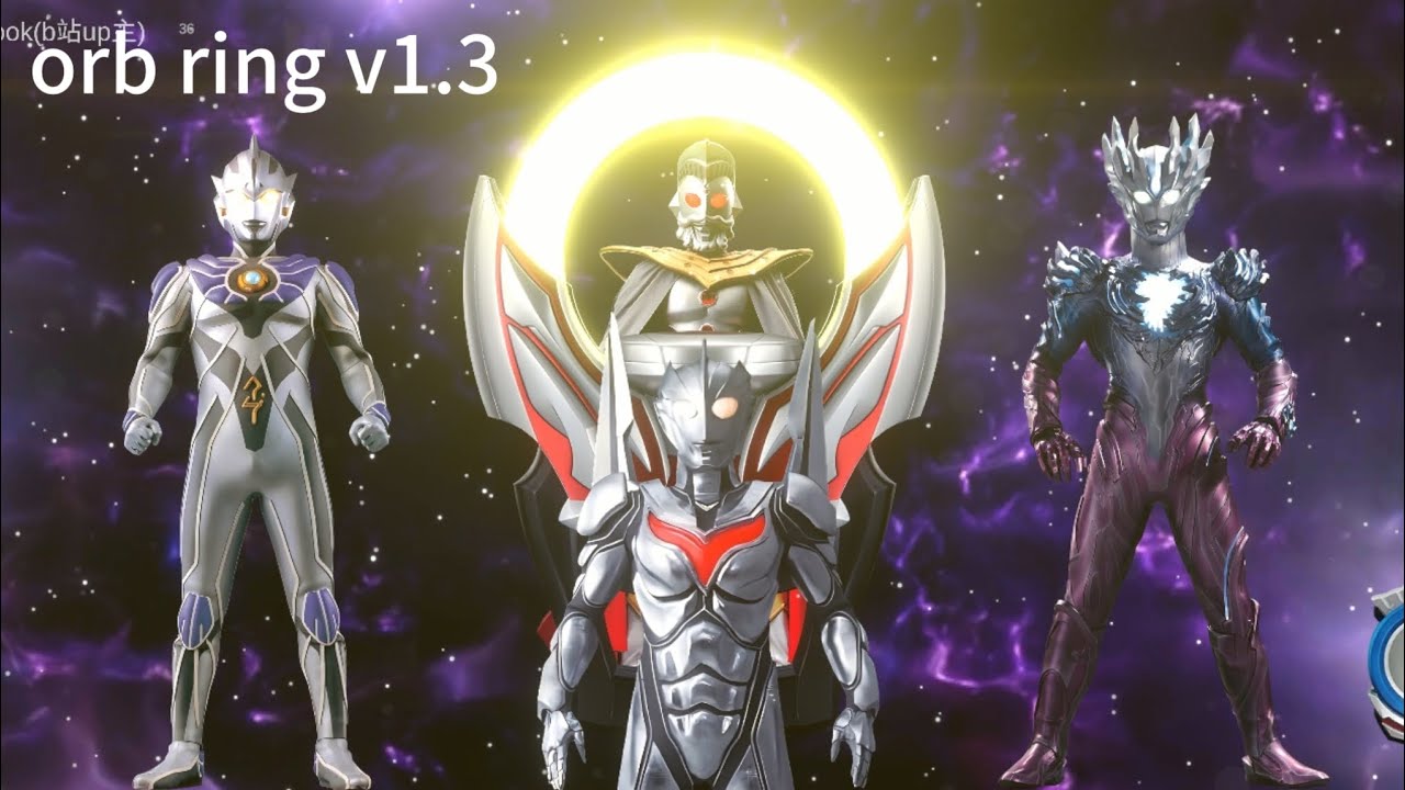 gabungin semua dewa ultraman di game orb ring v1.3