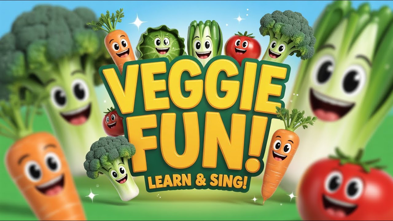 Learn English Vegetables | Kids Songs Nursery Rhymes and Preschool Learning