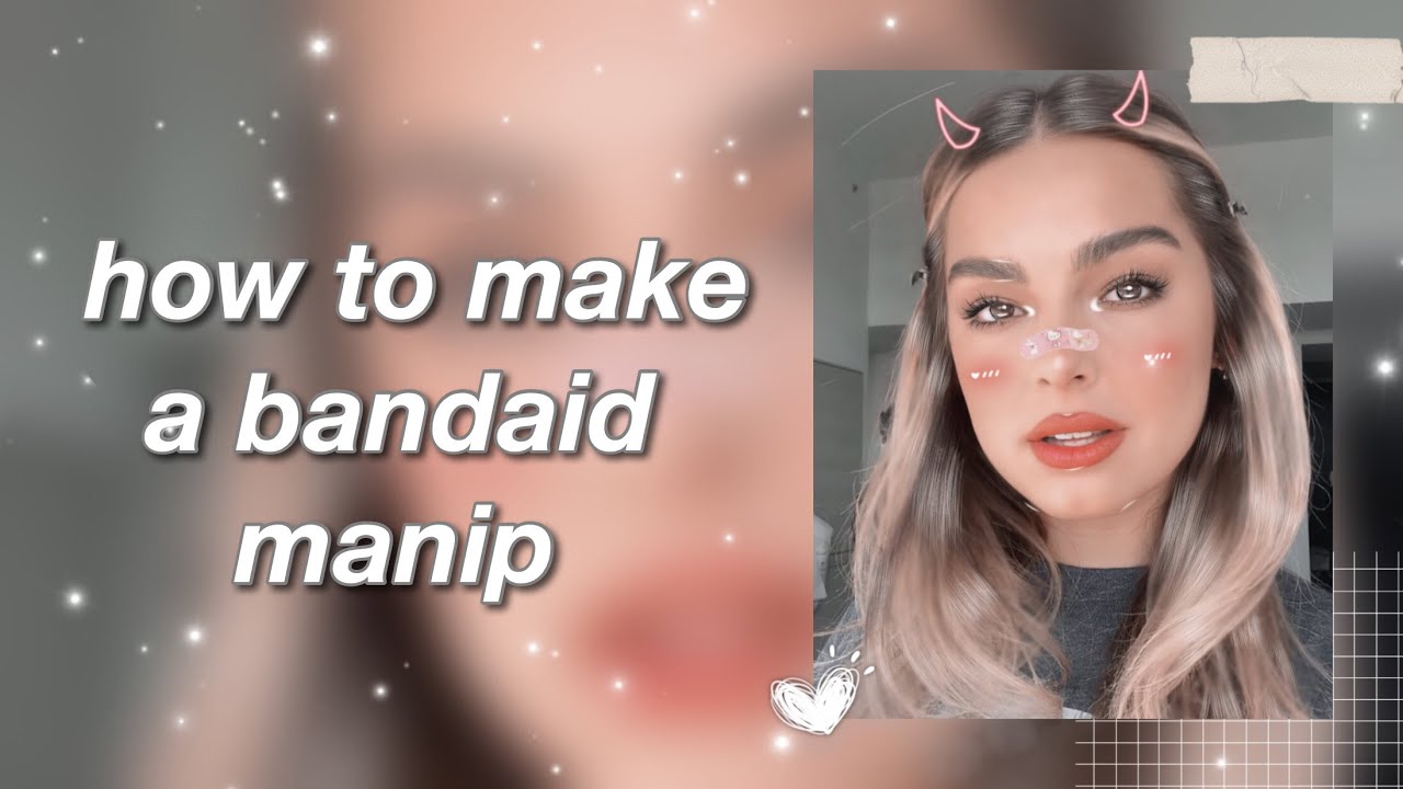 how to make an aesthetic bandaid manip + tips!