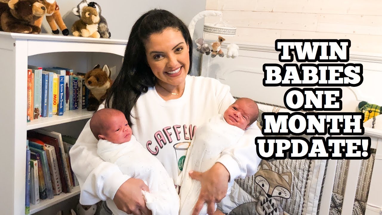 Twin Babies One Month Update | IVF Twins Journey