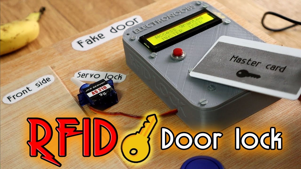 RFID DOOR LOCK -  with 3D printed case