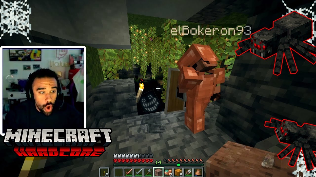 MEJORES MOMENTOS de ILLOJUAN y ANDRES Jugando MINECRAFT HARDCORE 2025