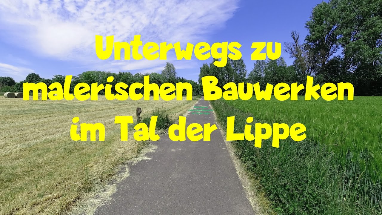 Radtour Malerische Bauwerke im Tal der Lippe (Münsterland)