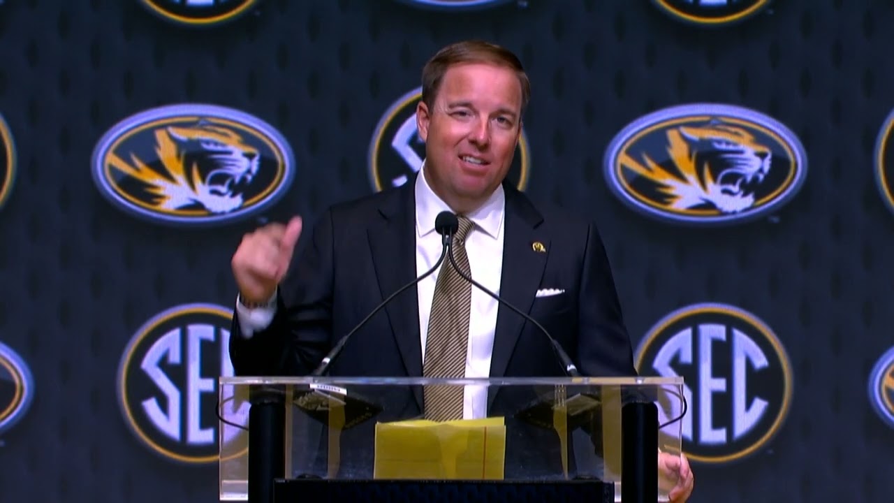 Eli Drinkwitz at SEC Media Days - Main Session