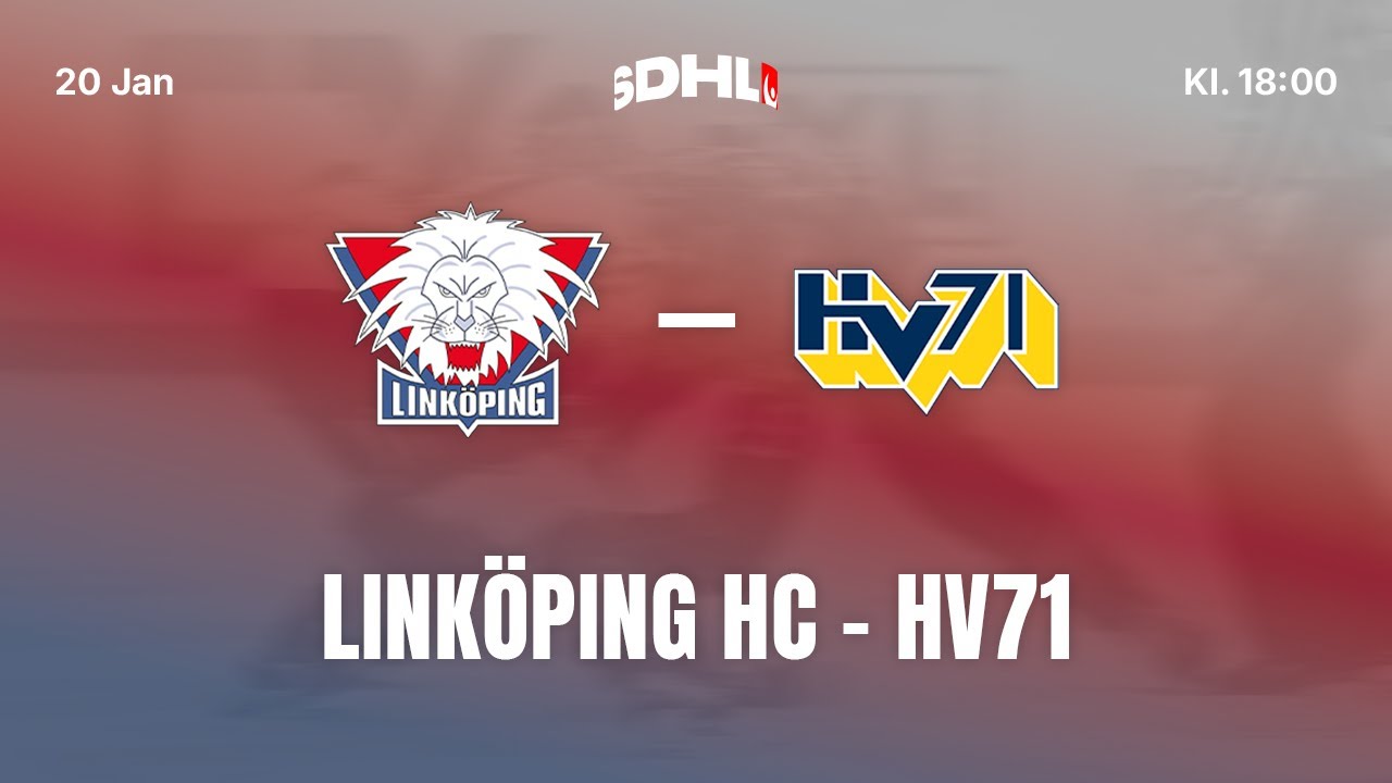 SDHL: Linköping HC - HV71 | Saab Arena | Säsong 25/26