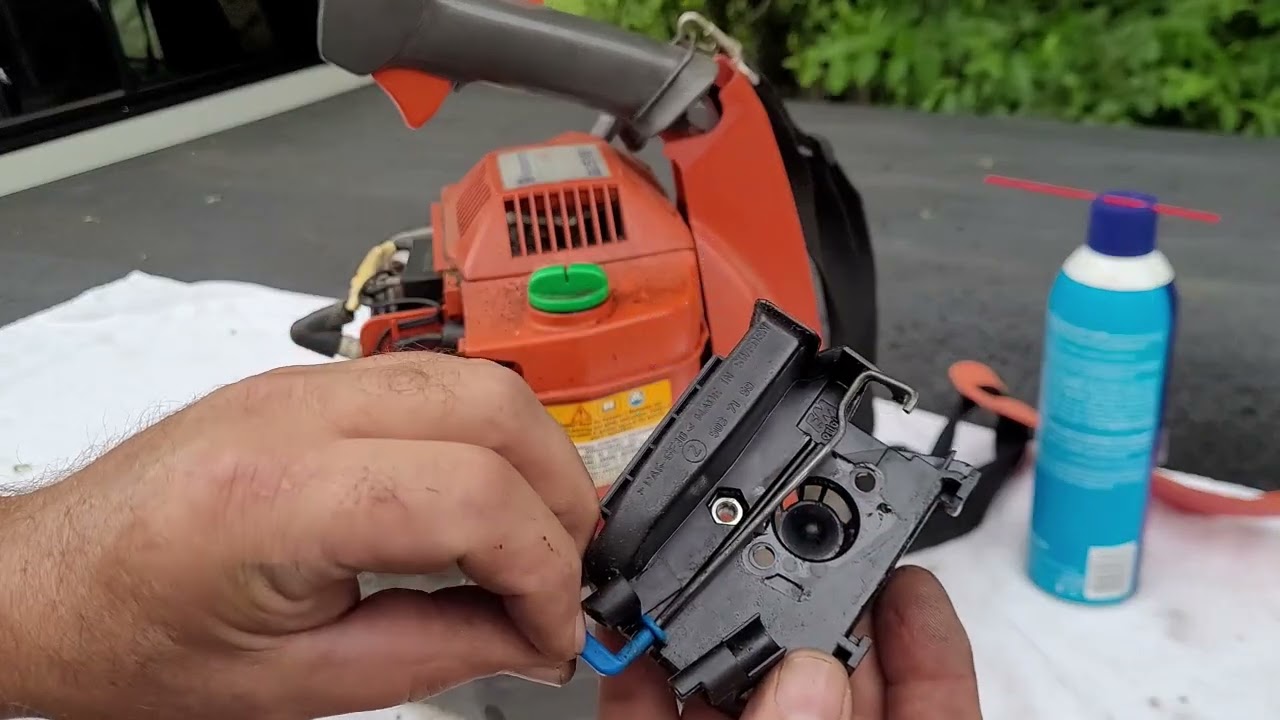Husqvarna 225HBV  blower test and tune. Carb rebuild