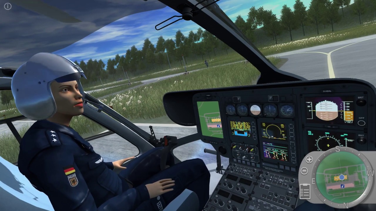Police Helicopter Simulator #2 - Riot in nearby Town