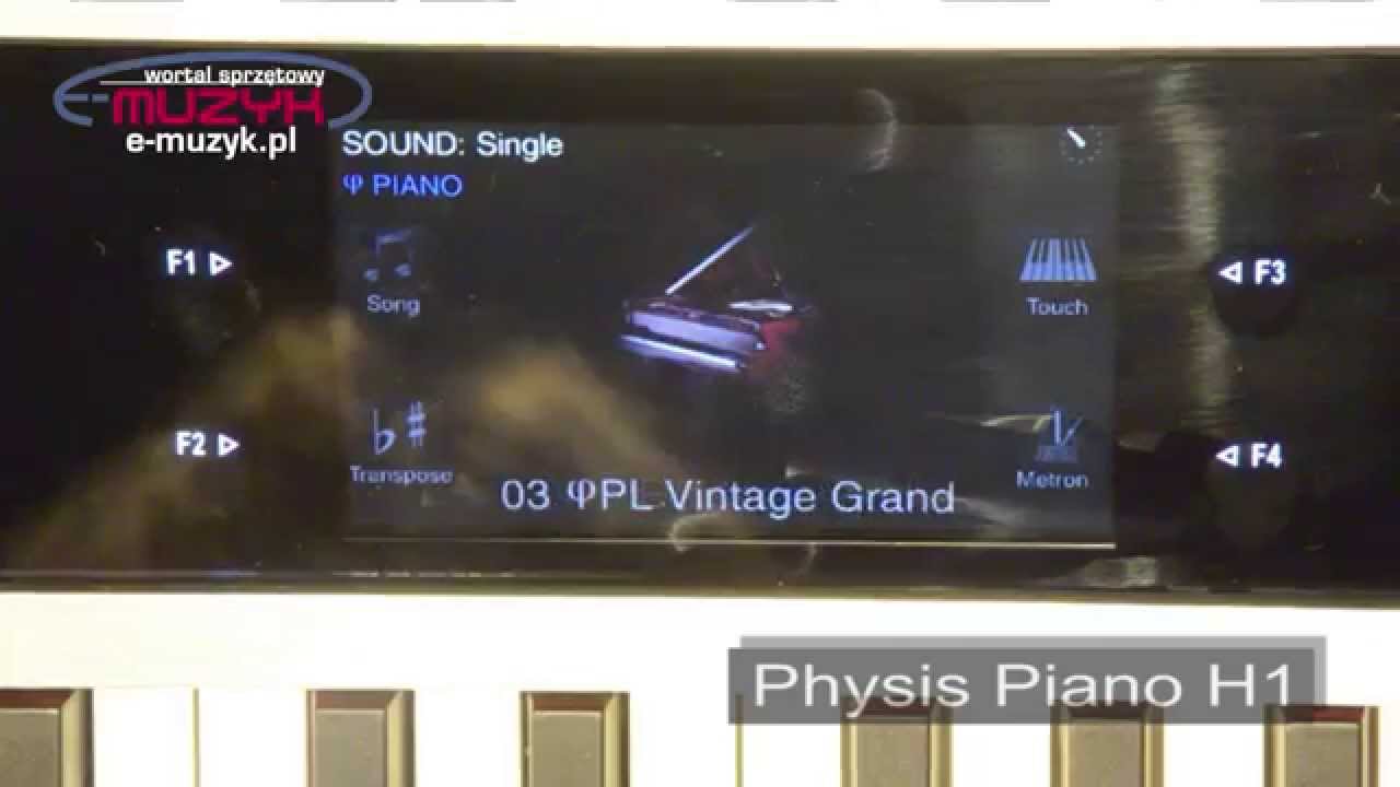 Musikmesse 2014 - Physis Piano H1 demo
