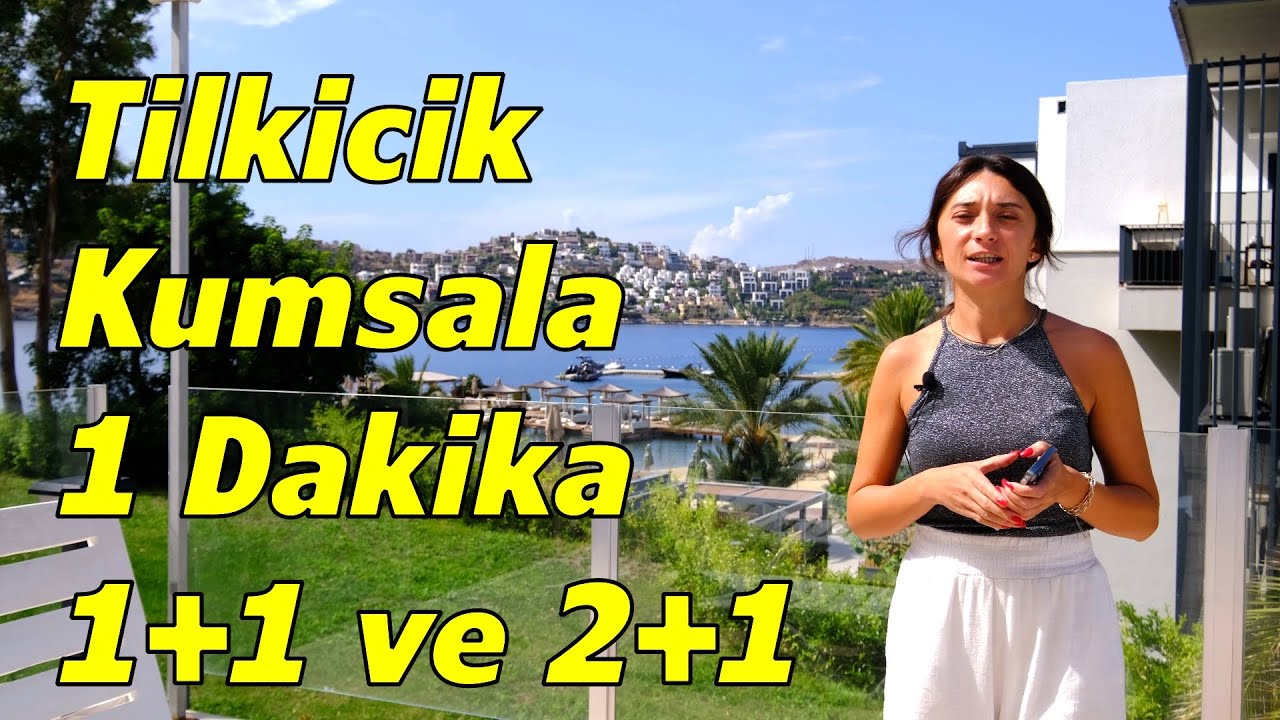 Bodrum Yalıkavak Tilkicik Koyunda Denize 1 Dk. Satılık Daireler