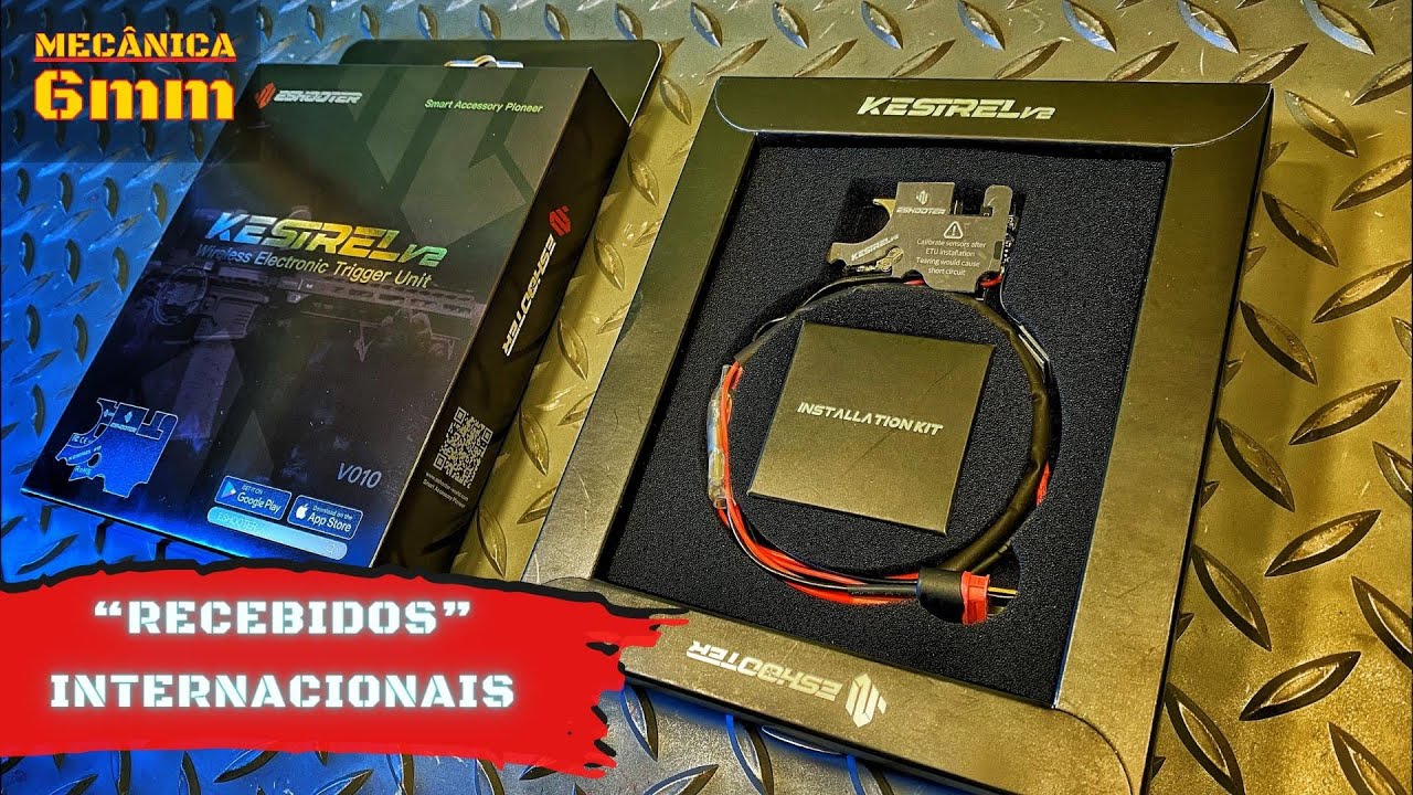 Gatilho eletrônico kestrel v2 ESHOOTER