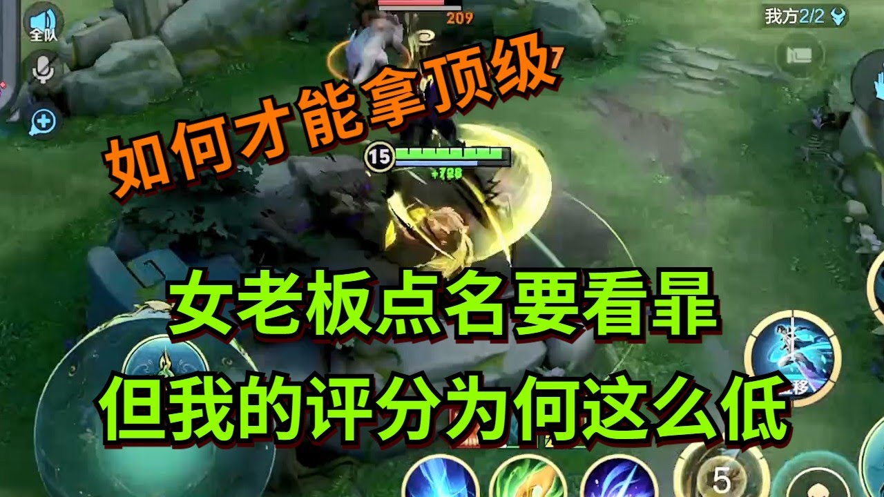 【王者荣耀骚白】女老板点名要看暃 但我的评分为何这么低