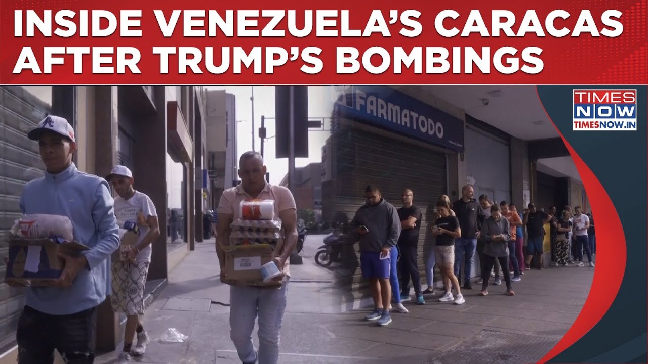 Inside Venezuela&rsquo;s Caracas Bombed By US: Residents In Panic, Mayhem In City As Trump Captures Maduro