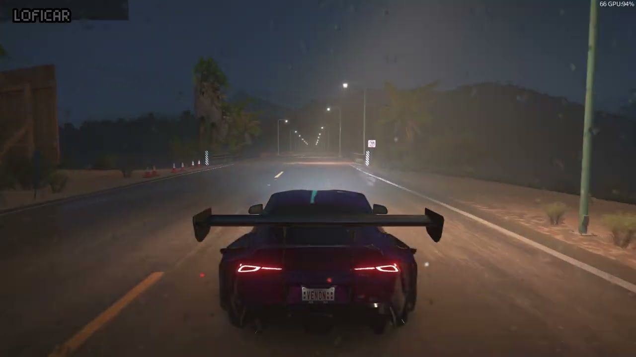 Lofi car | Interstellar (Slowed) | Melancholic Melody | 1 Hour Loop | Sad Hours in Forza Horizon 5