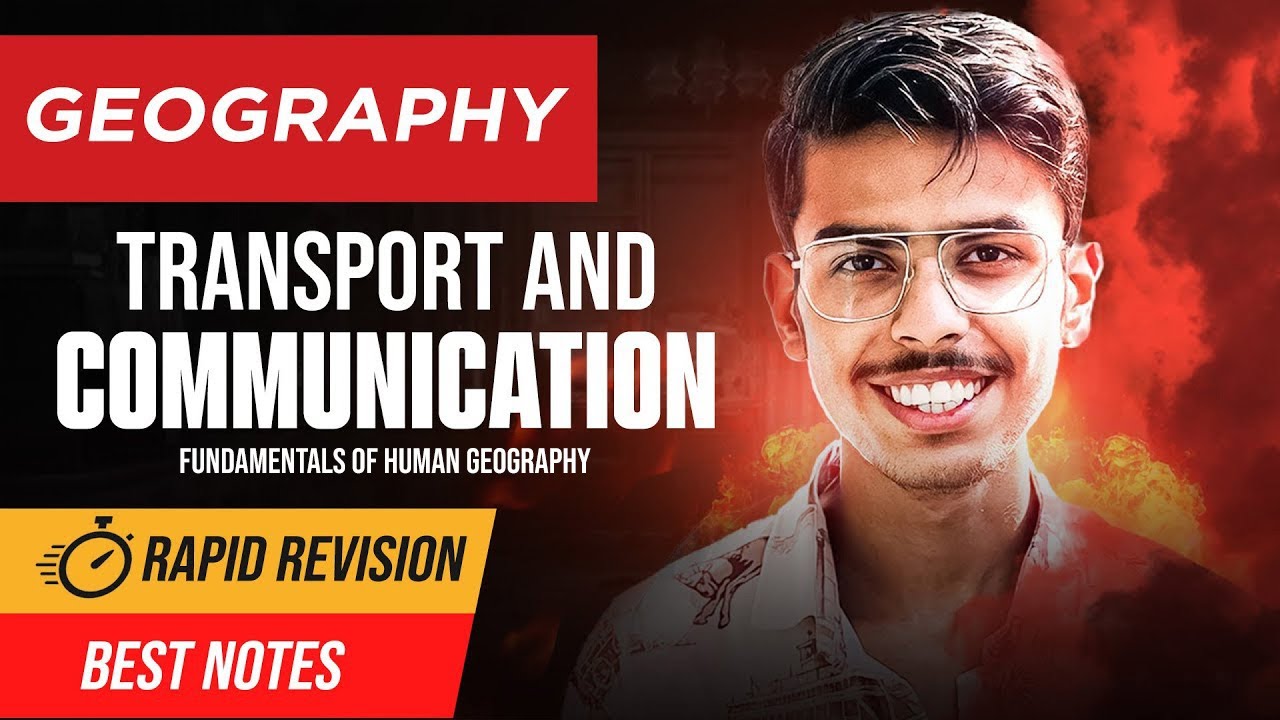 Transport and Communication (Book - 1) Class 12 Geography One Shot Rapid Revision