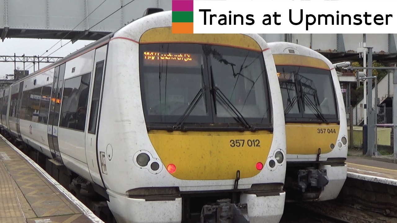 London Underground, Overground And c2c Trains At Upminster