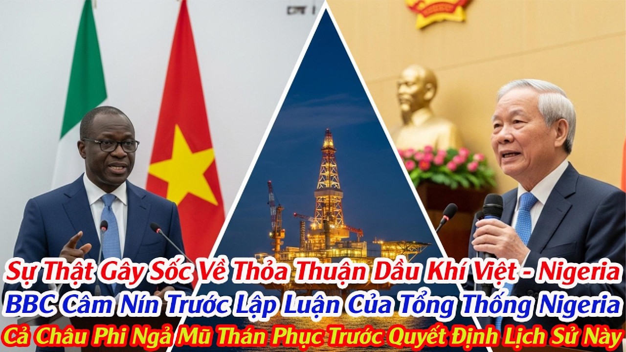 Nigeria Giao Mỏ Dầu 48 Tỷ Thùng Cho VN,từ Chối Mỹ - Trung.phát Ngôn Chấn Động Của Tổng Thống Nigeria