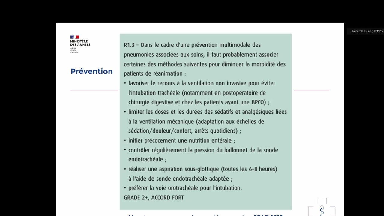 Le point sur la PAVM par le Dr Fiona Delmarre