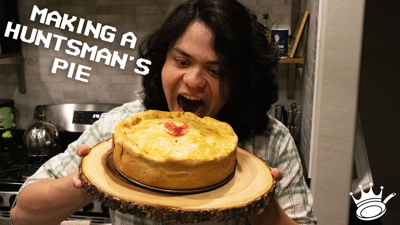 Making The Huntsman's Pie from the Disney Villains Cookbook