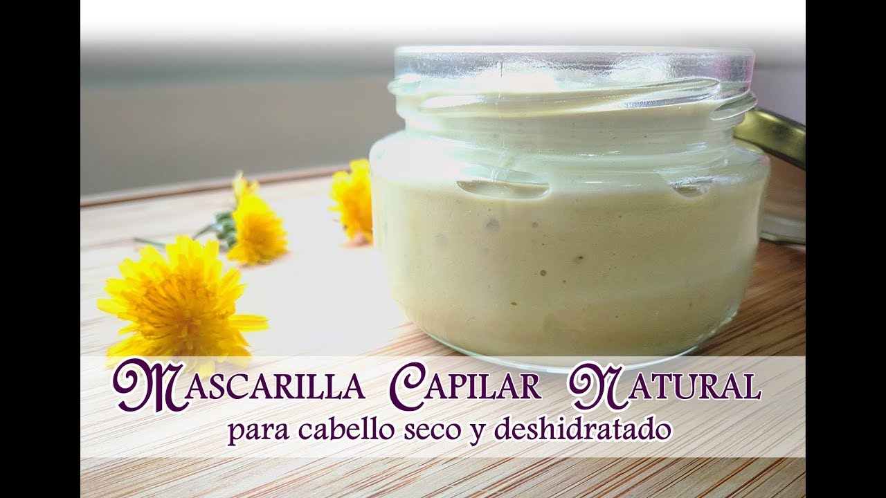 MASCARILLA NATURAL para cabello seco y quebradizo II Belleza Consciente