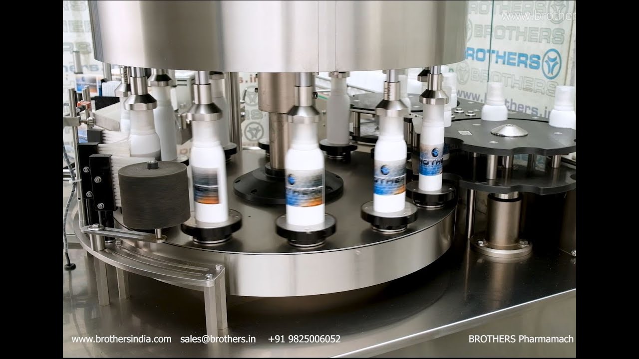 Rotary Labelling Machine for Oval and Round Bottles