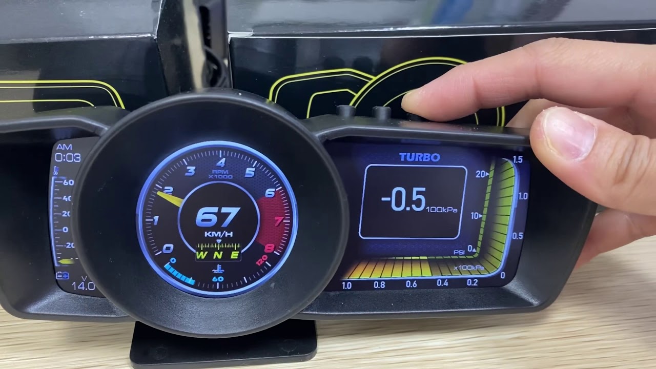 F12 OBD2+GPS multi-function racing gauge (English version)