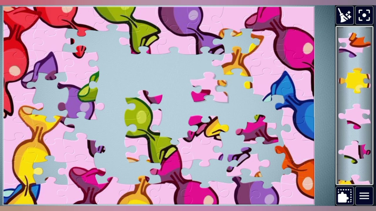 Playful Confectionery Pattern 🌈🍬🧩 colorful jigsaw puzzle 🧩//@jigsawpuzzle45 