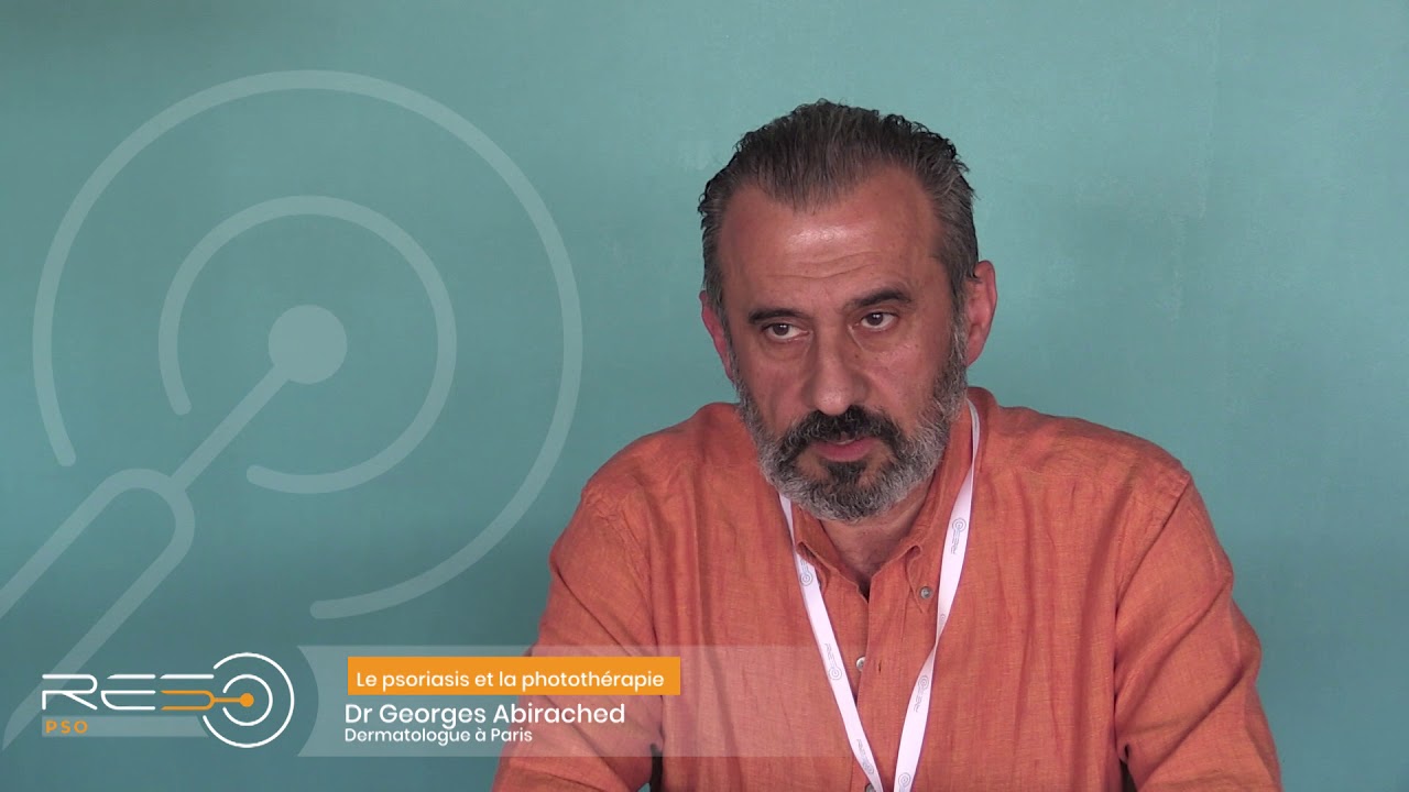 Le psoriasis et la photothérapie par le Dr Georges Abirached, dermatologue à Paris