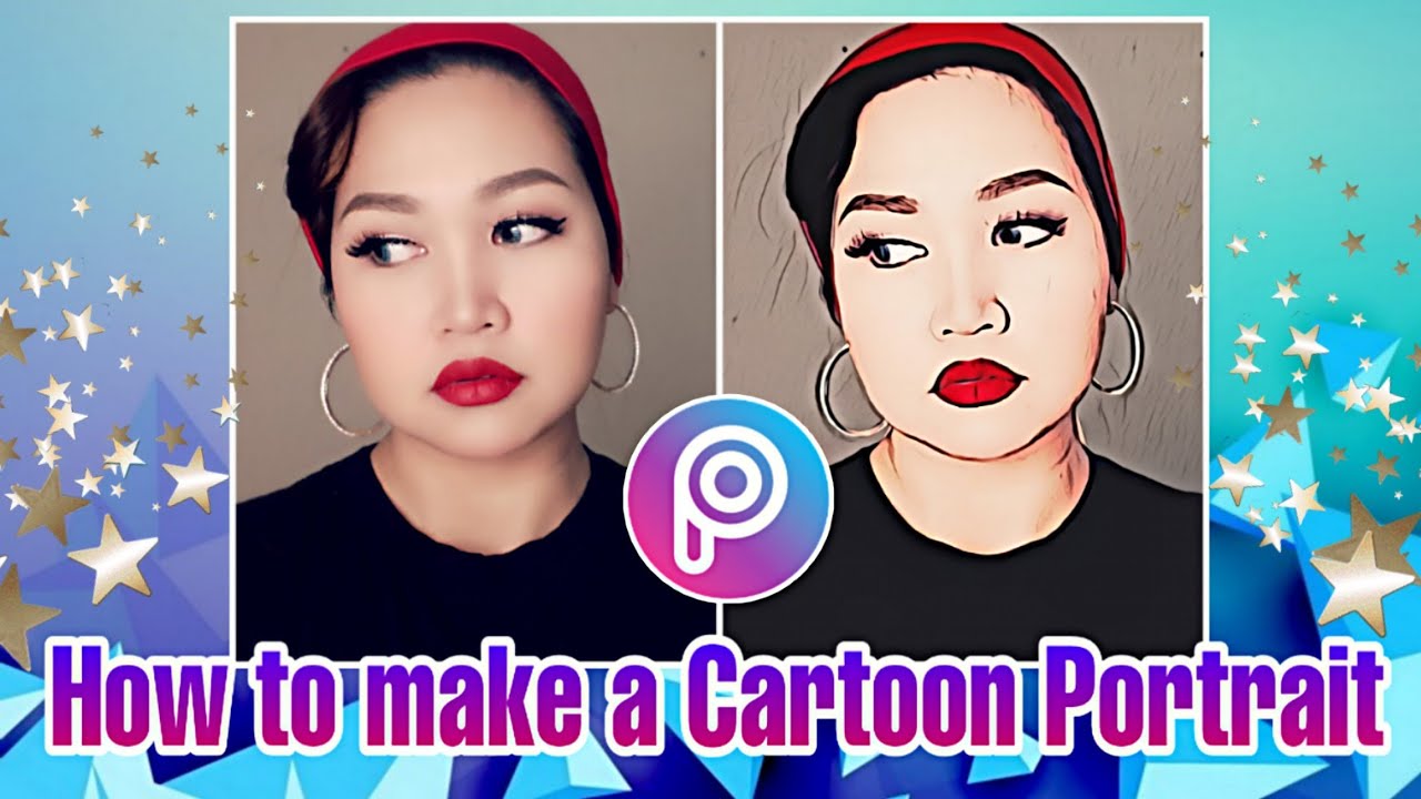 HOW TO MAKE A CARTOON PORTRAIT IN PICSART | TAGALOG TUTORIAL