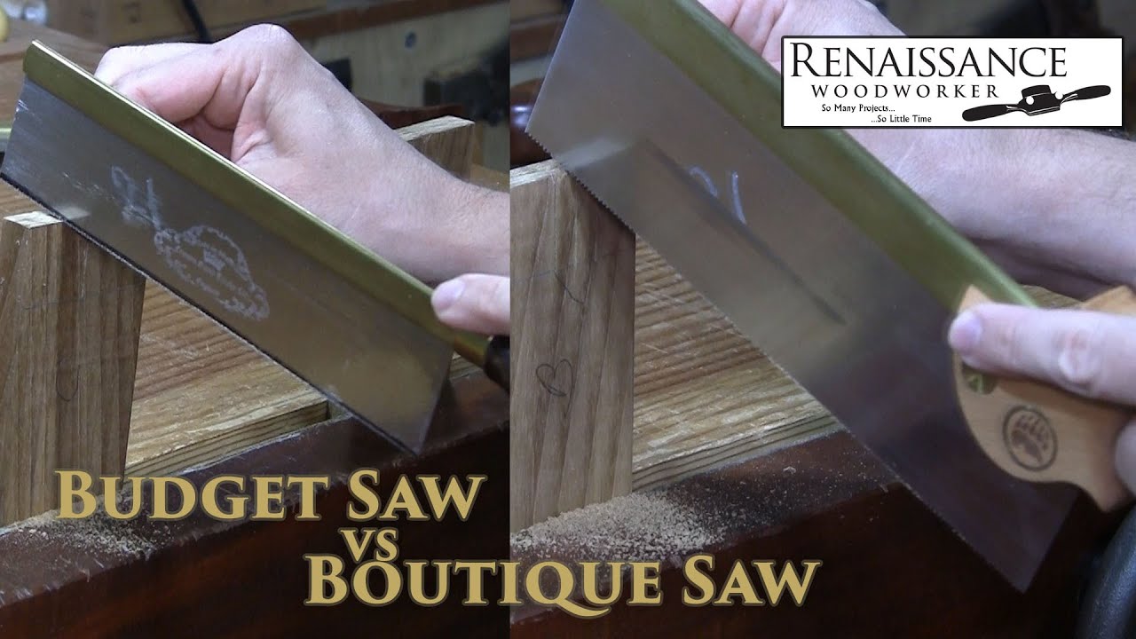 Budget vs Boutique Dovetail Saw