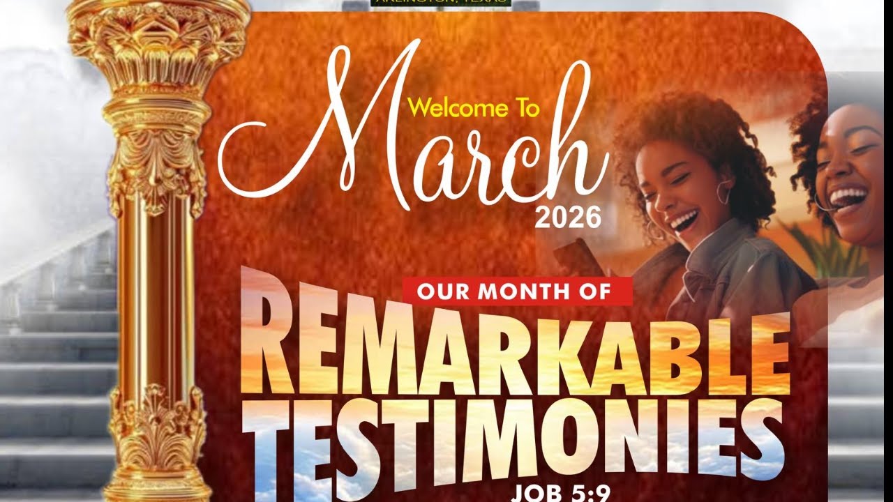 RCCG HOLY GHOST ZONE TX FRIDAY SERVICE MARCH 13TH, 2026