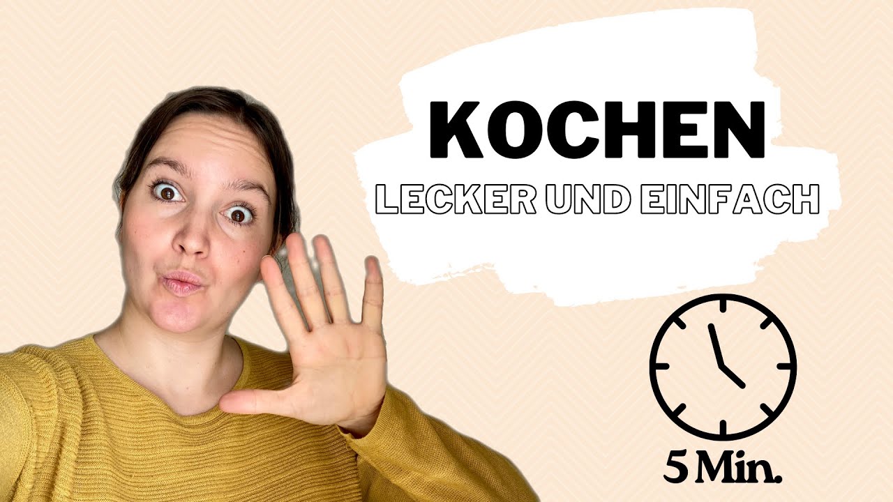 Schnelles Essen | 5 leckere Rezepte zum nachkochen
